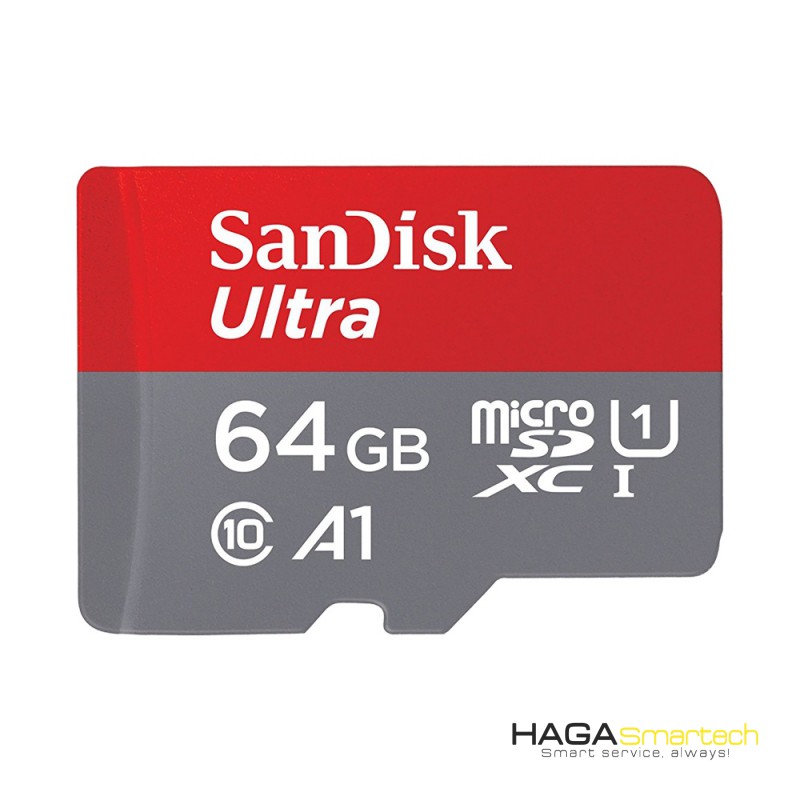 Thẻ nhớ MicroSDHC Sandisk Ultra 64GB 100MB/s SDSQUA4-064G-GN6MN
