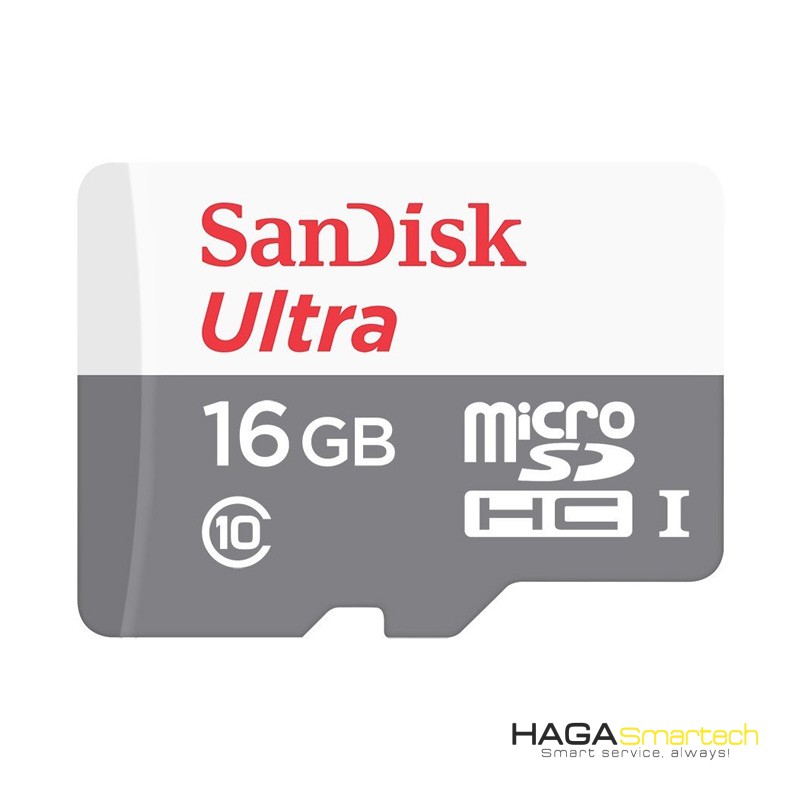 Thẻ nhớ 16GB MicroSDHC Sandisk Ultra 80MB/s SDSQUNS-016G-GN3MN