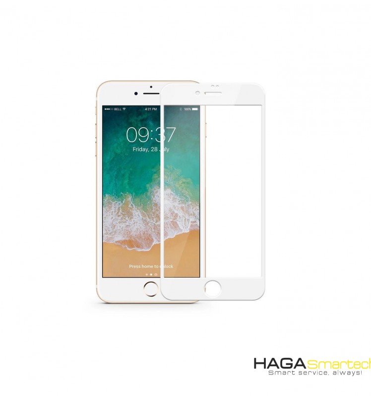 Kính cường lực cho iPhone 7 Plus full white