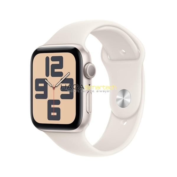 Apple Watch SE 2024 44mm GPS Aluminum Case with Sport Band Starlight