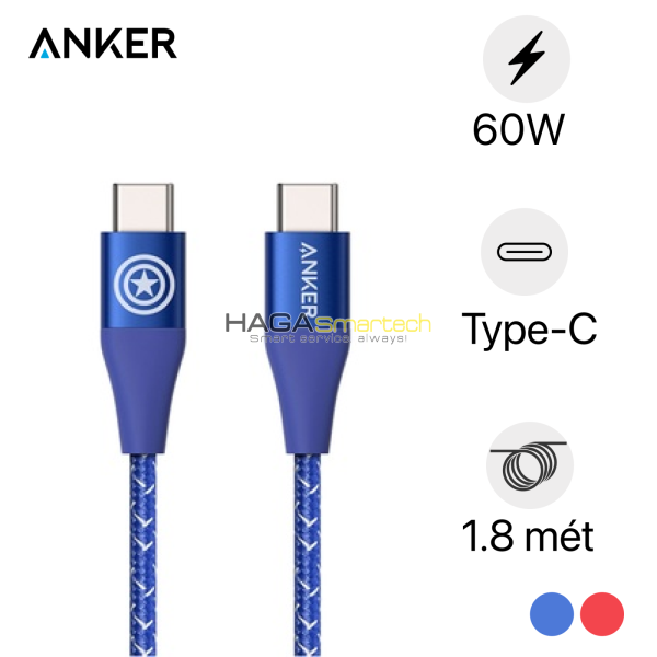 Anker PowerLine+ II USB-C to USB-C 1.8m Marvel - A9549