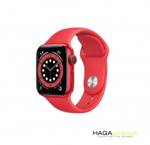 Apple Watch Series 6 (2020) LTE 40mm Aluminum Red Sport band (M06R3)